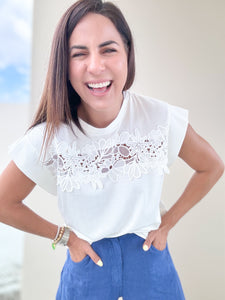 White Lace TShirt