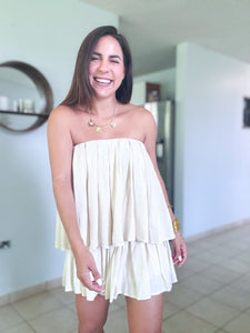 Rebecca Pleated Romper