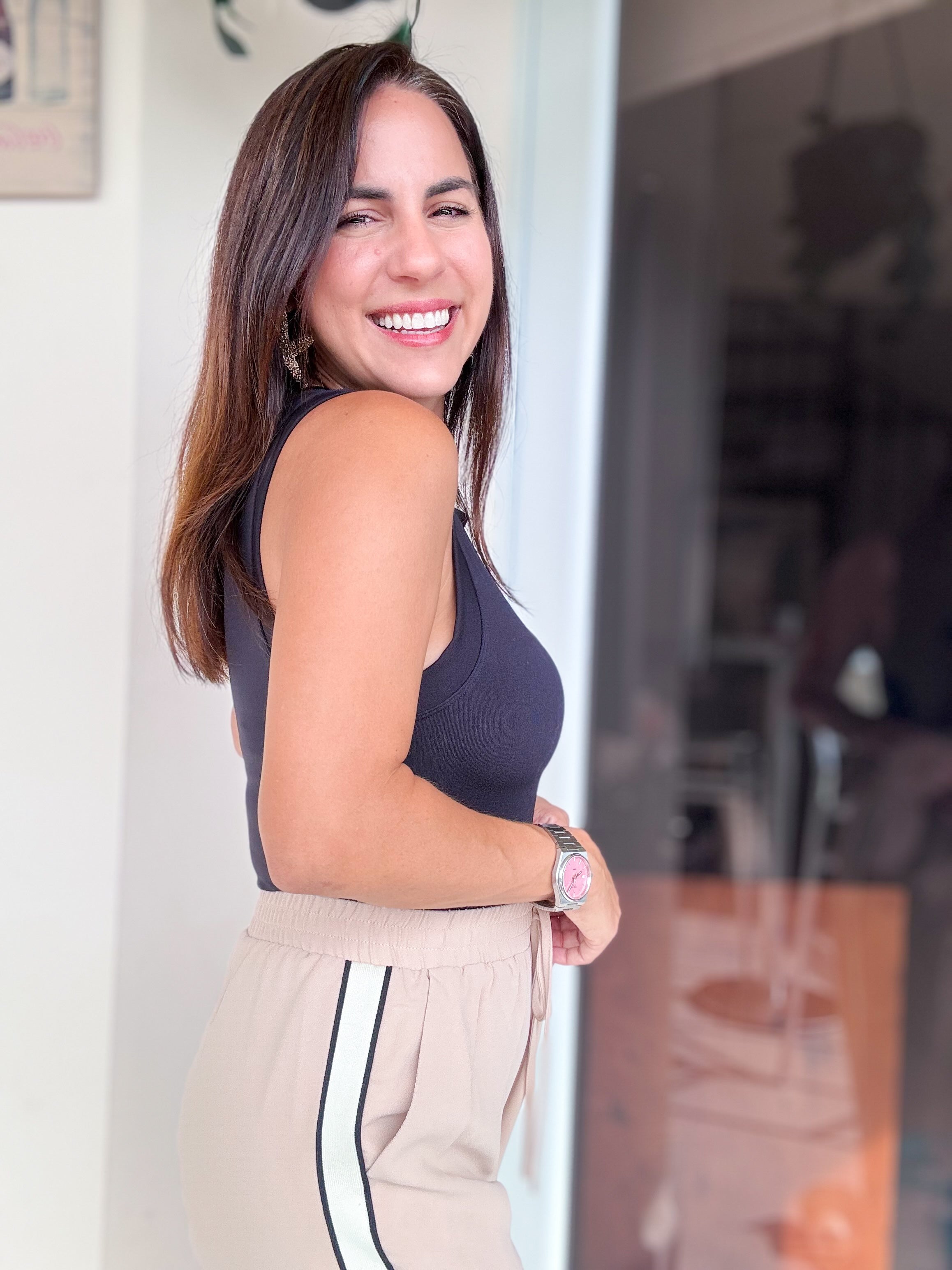 Black Tank Bodysuit