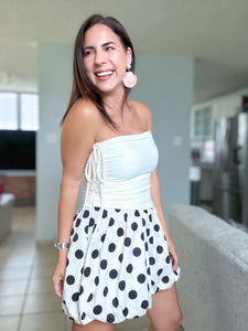 Mindy Polka Dot Romper