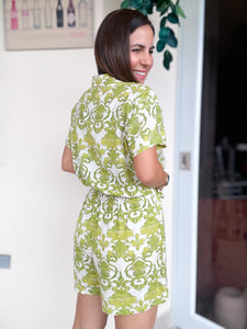 Marbella Lt. Green Romper