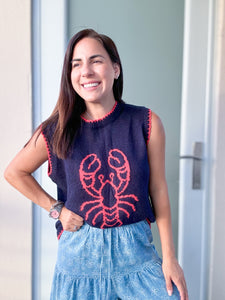 Lobster Knit Top