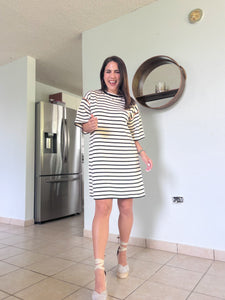 Nannette Stripe Oversized Dress