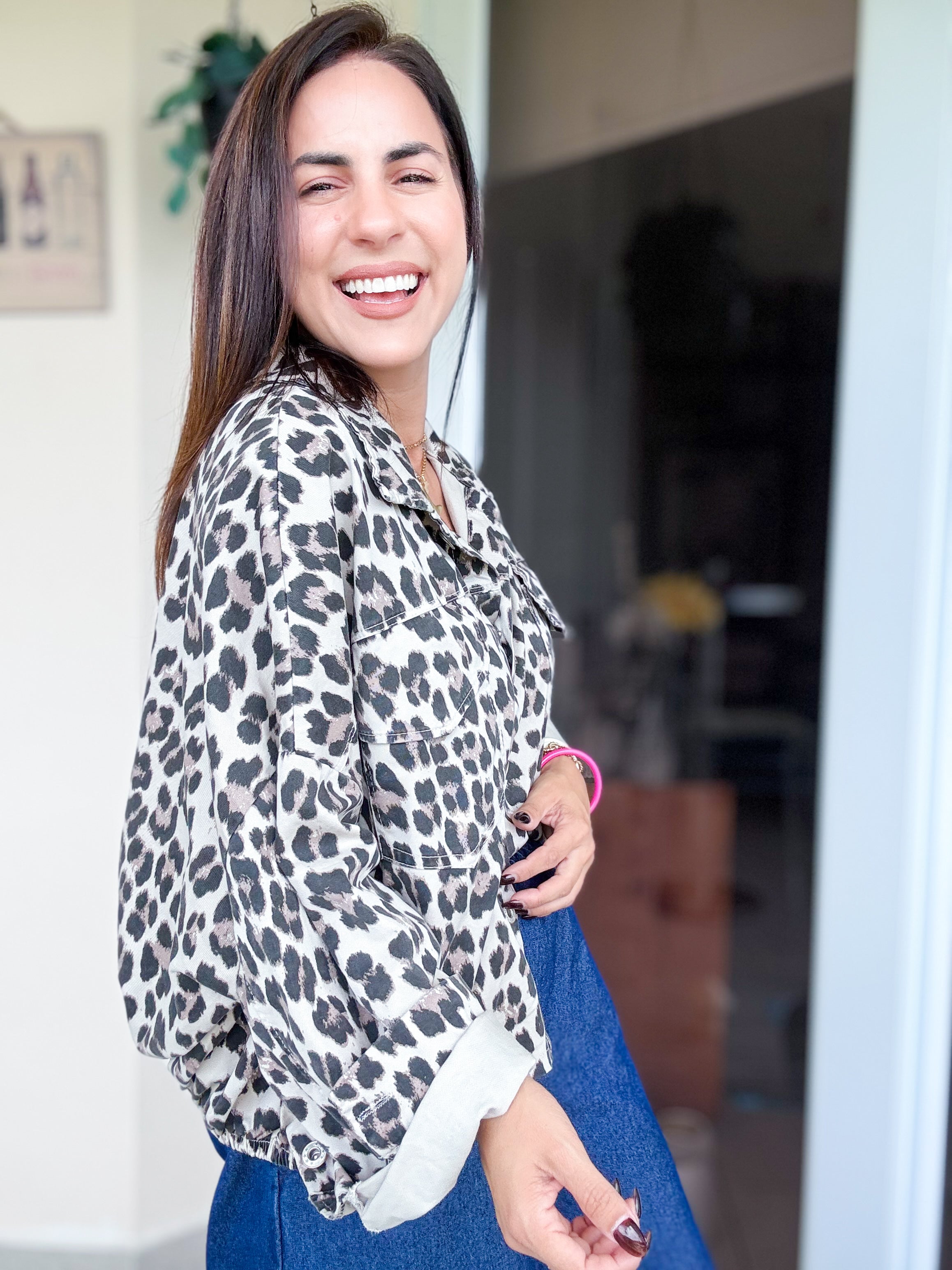 Arritzia Animal Print Jacket
