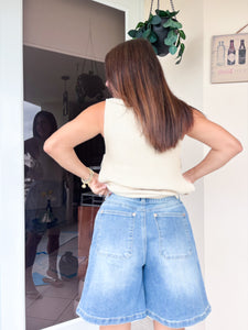 Sun Washed Mandy Bermuda Shorts