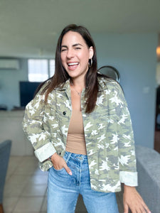 Camouflage Oversized Jacket