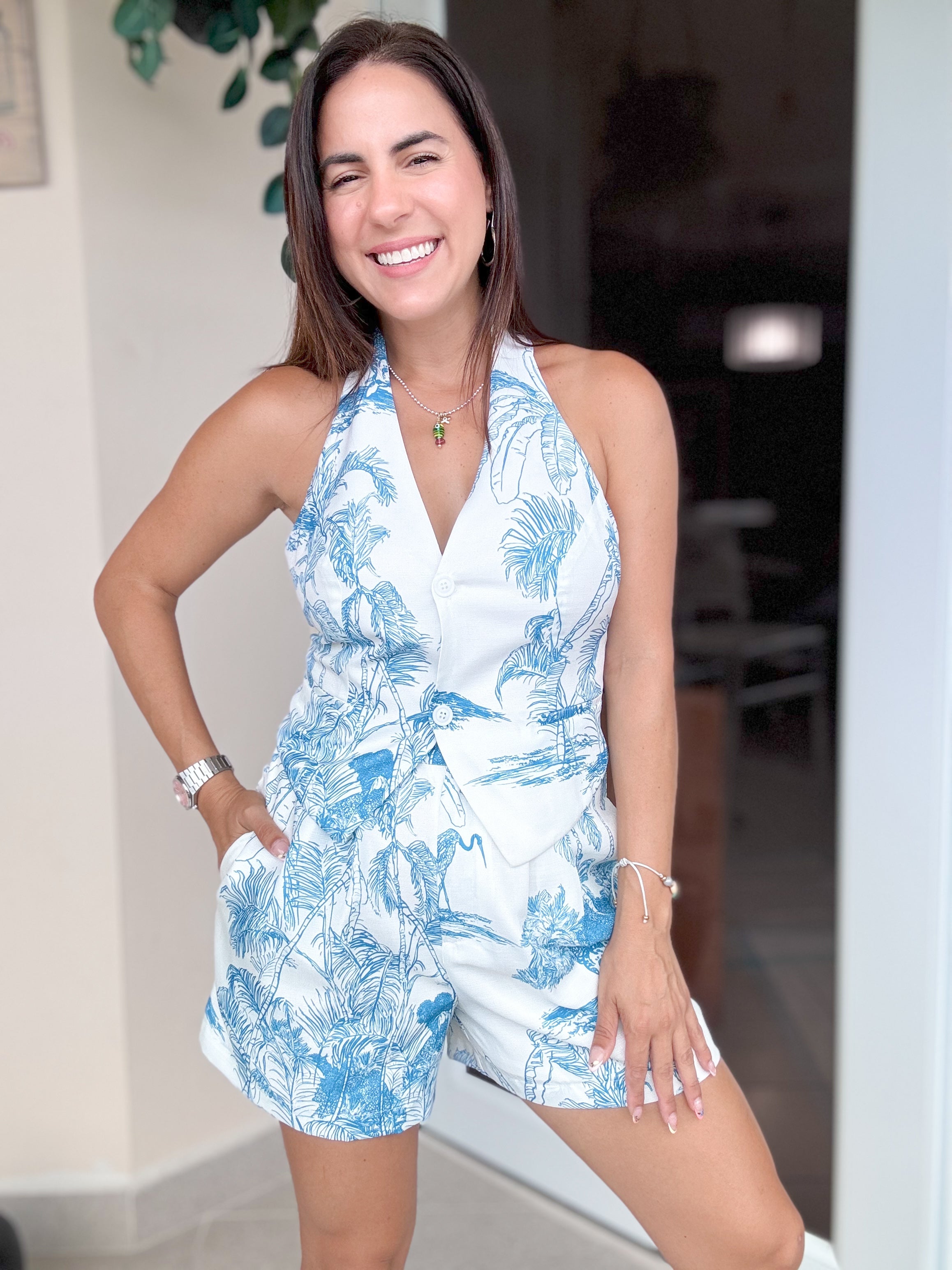 Santorini Vest Set