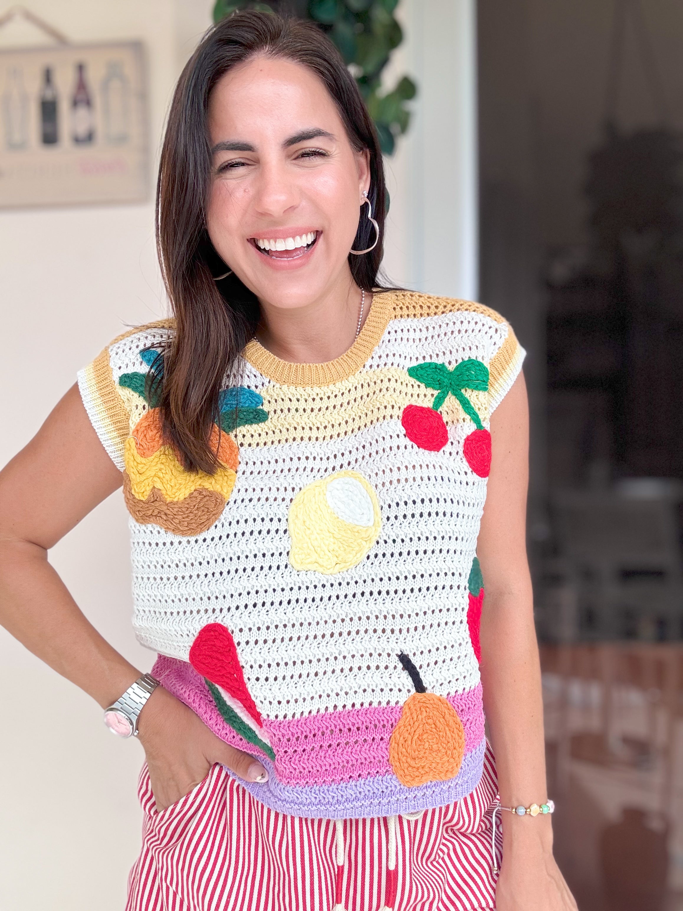 Fruity Knit Top