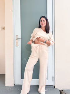 Cozy Beige Loungewear Set