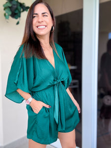 Everly Pine Romper