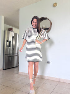Nannette Stripe Oversized Dress