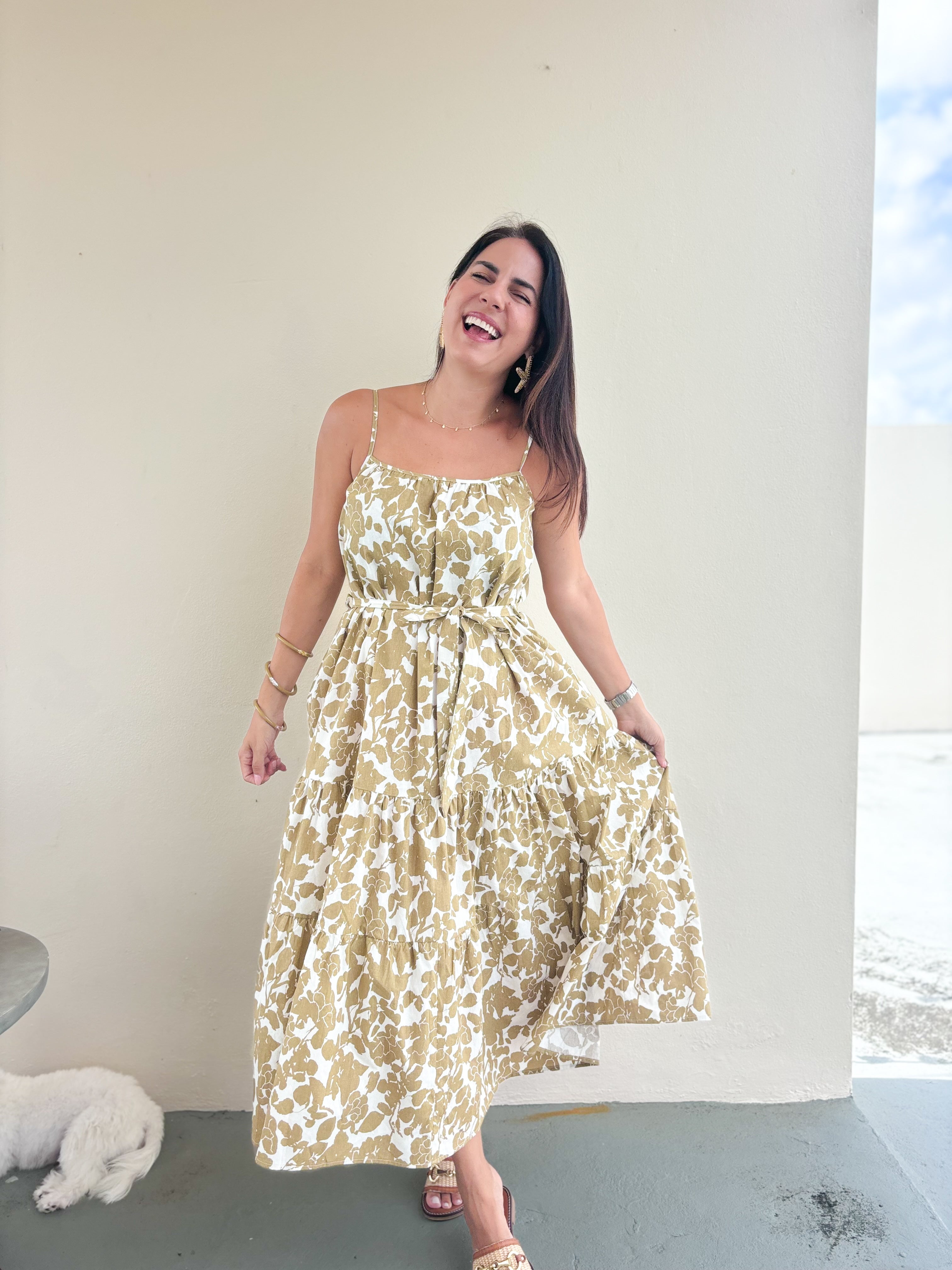 Sienna Ivory Midi Dress