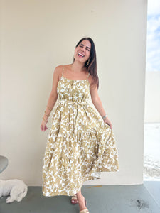 Sienna Ivory Midi Dress