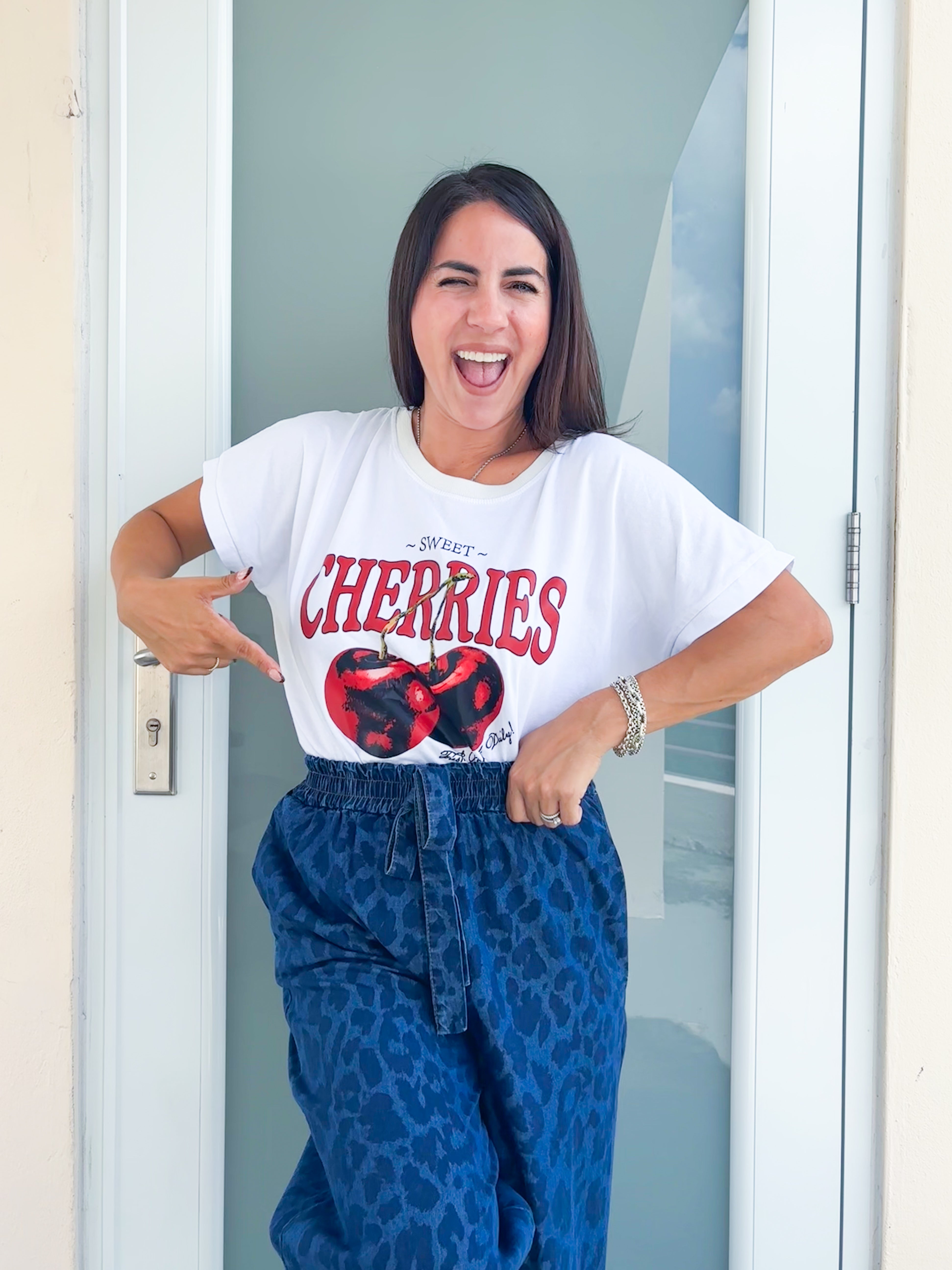 Cherry Print Tshirt