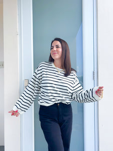 Lilibeth Stripe Sweater Top