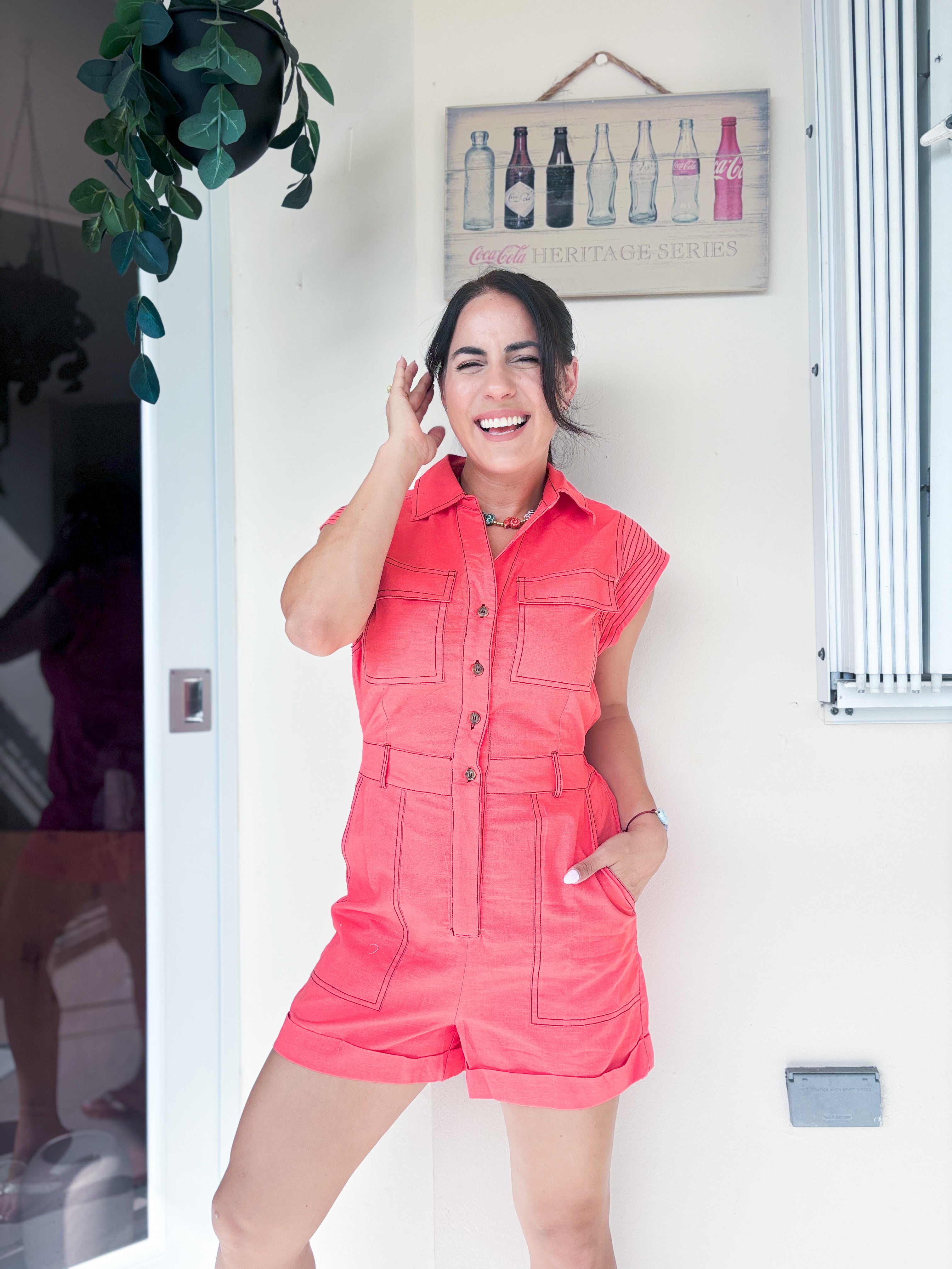Radiant Stitch Romper