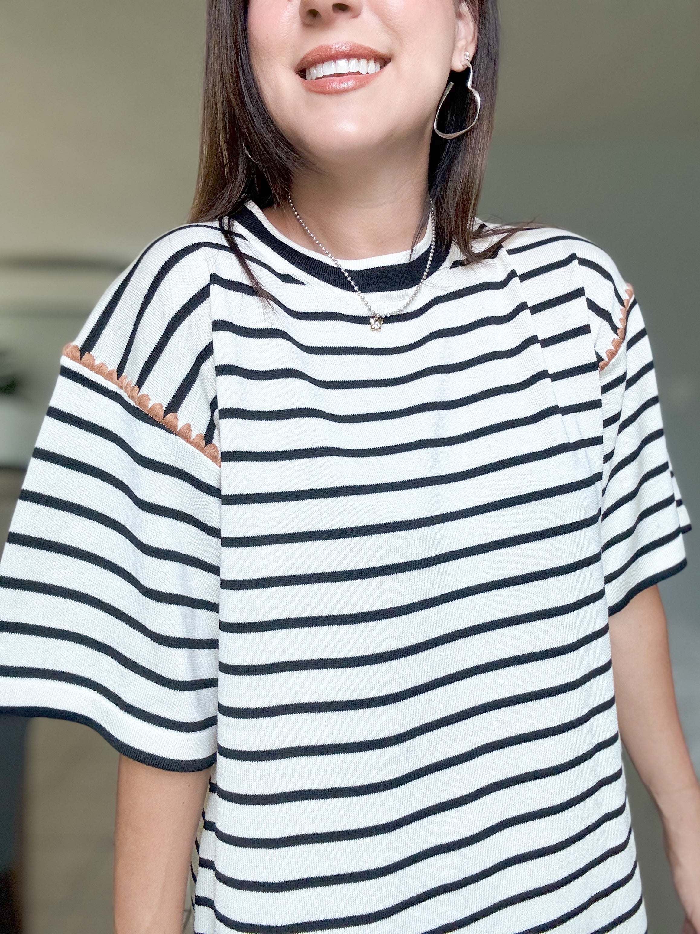 Nannette Stripe Oversized Dress