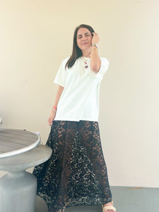 Romantic Lace Maxi Skirt