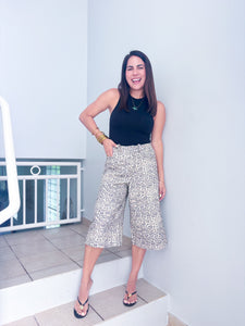 Eclectic Animal Print Bermuda