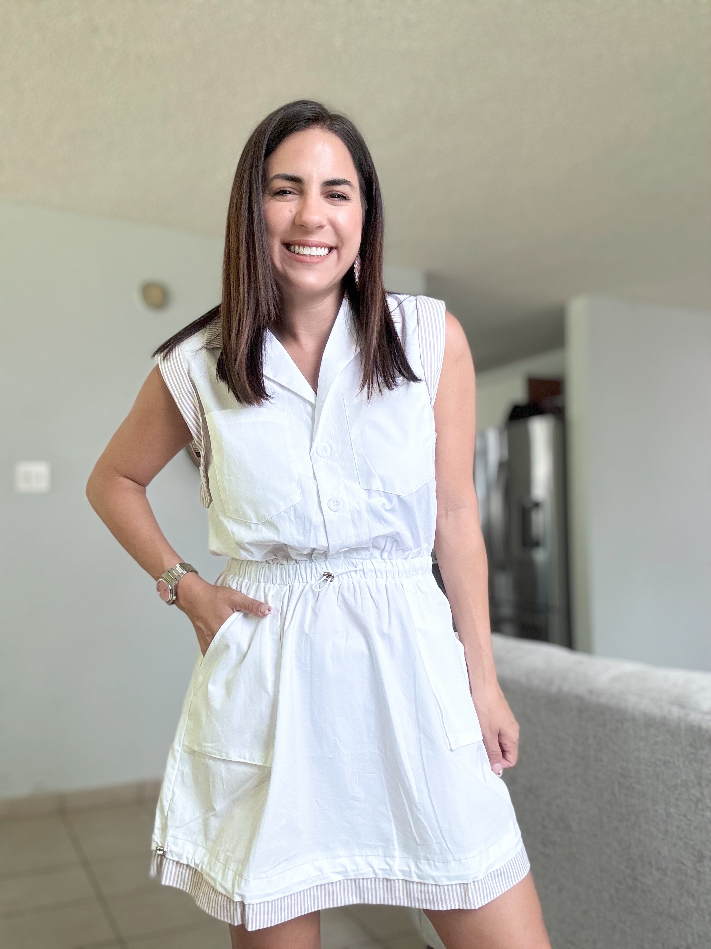 Celine Drawstring Dress