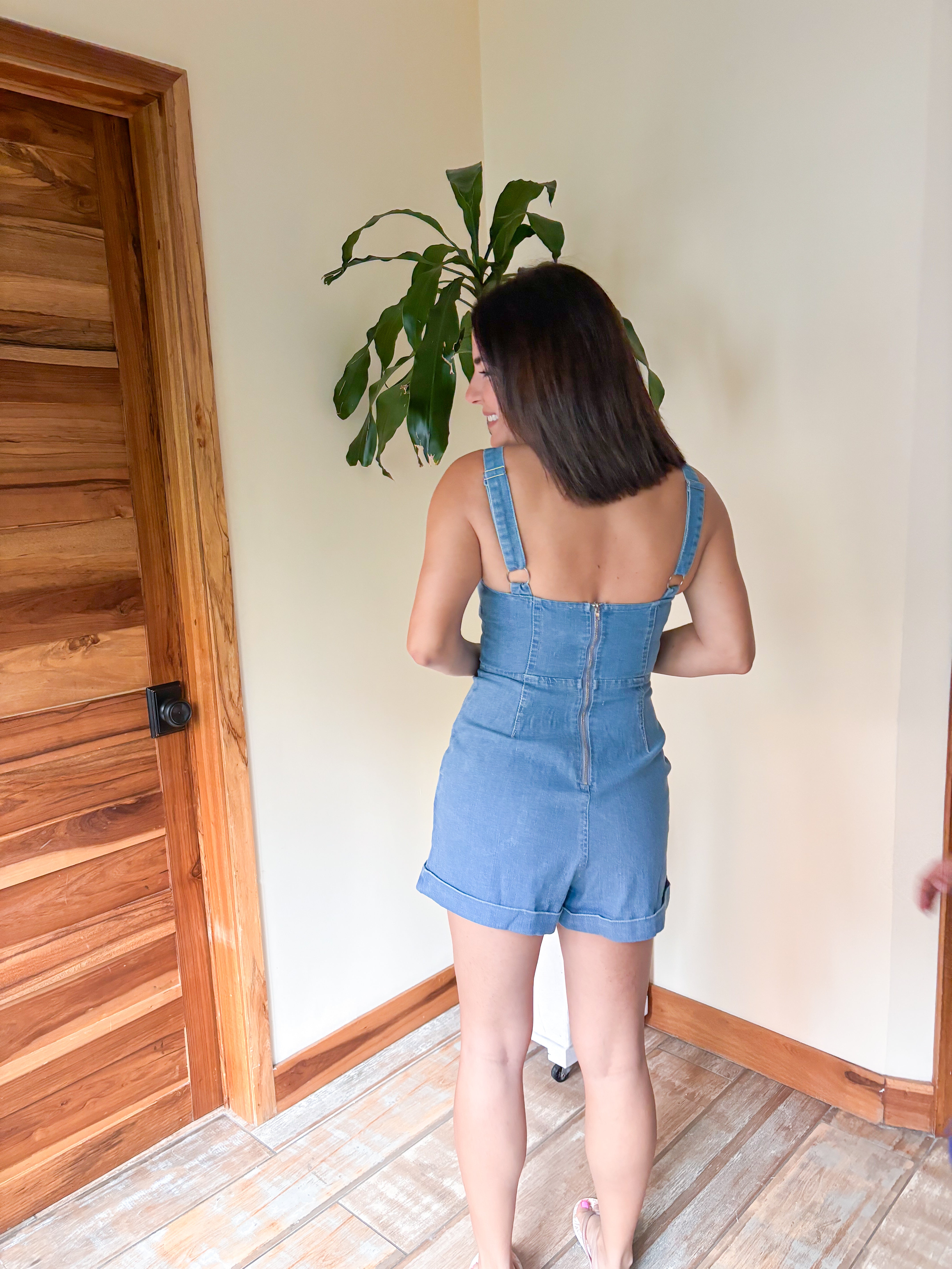 Arranza Denim Romper