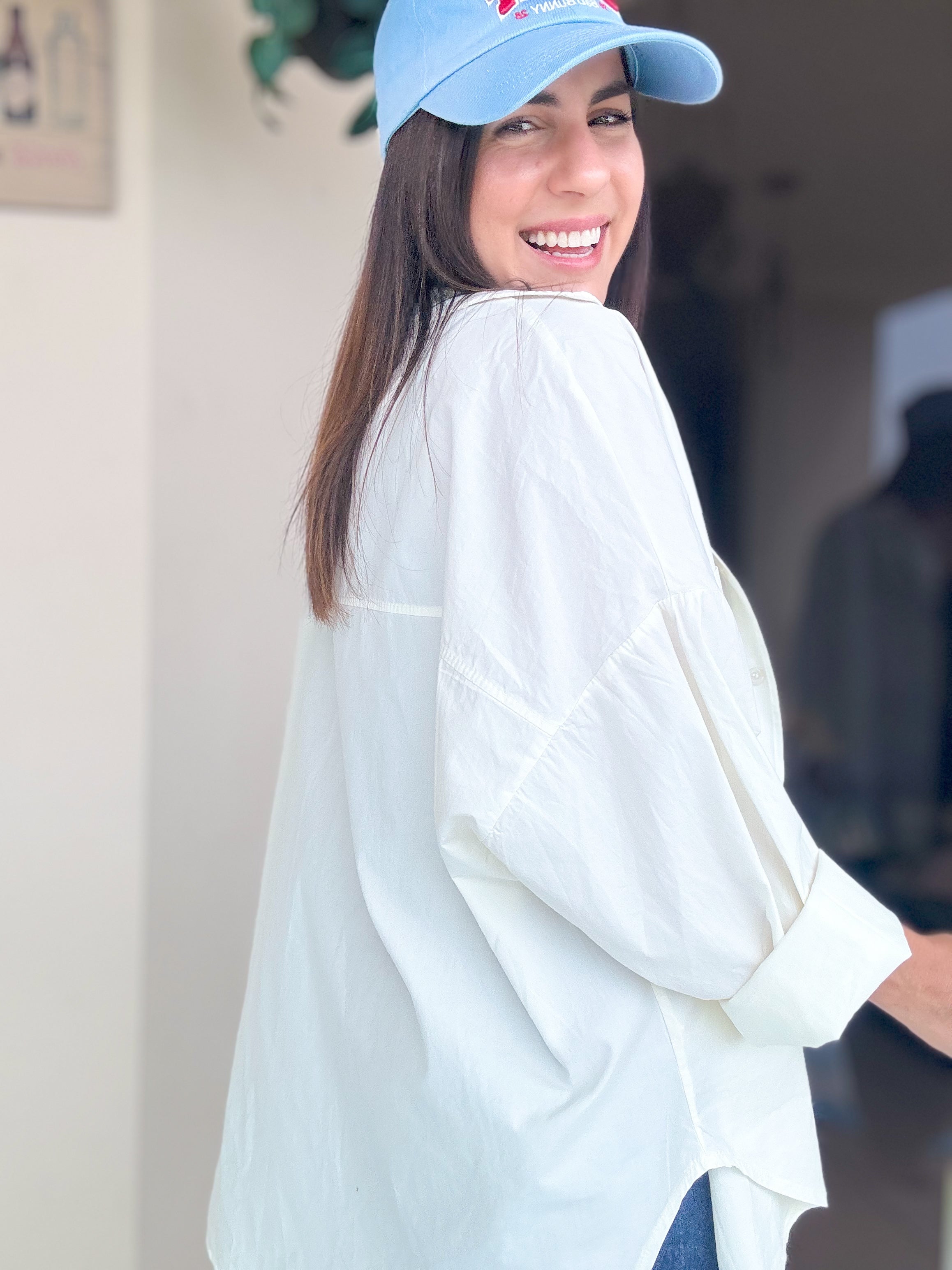 Tiffany White Shirt Top