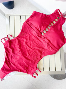 Kenia Cherry Onepiece Bathing Suit