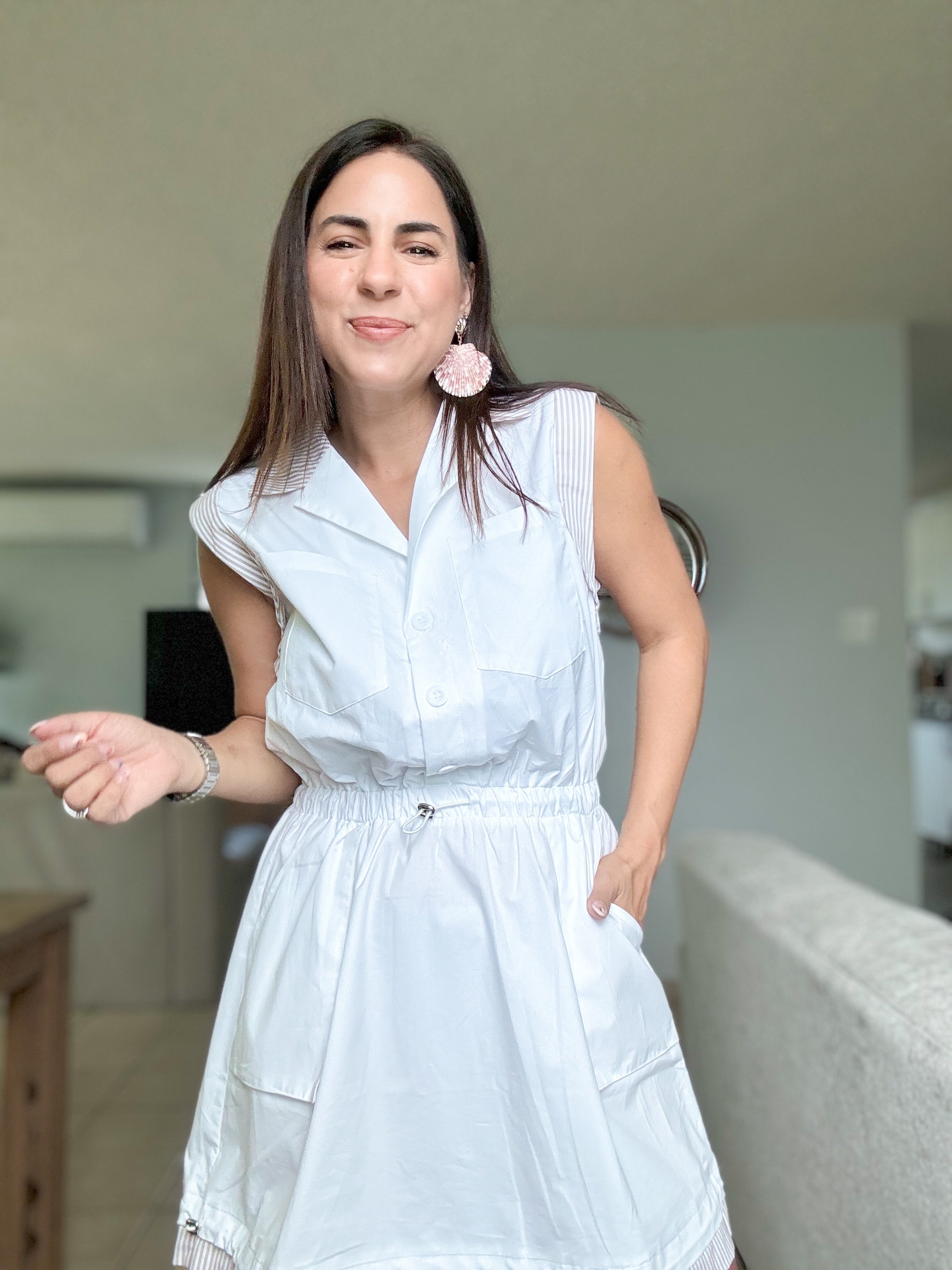 Celine Drawstring Dress