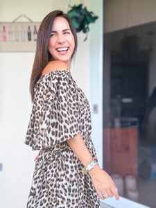 Eclectic Animal Print Loose Romper