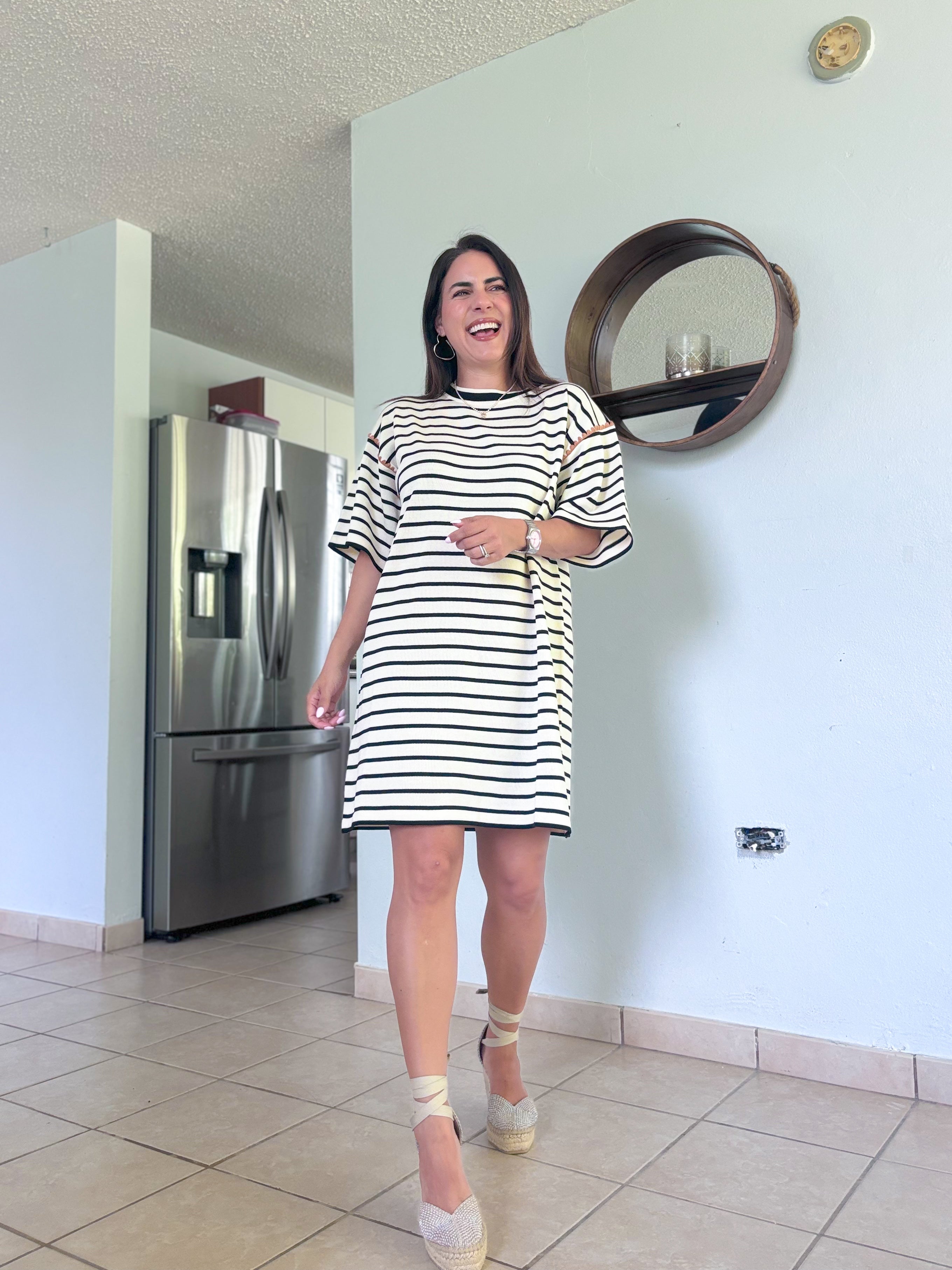 Nannette Stripe Oversized Dress