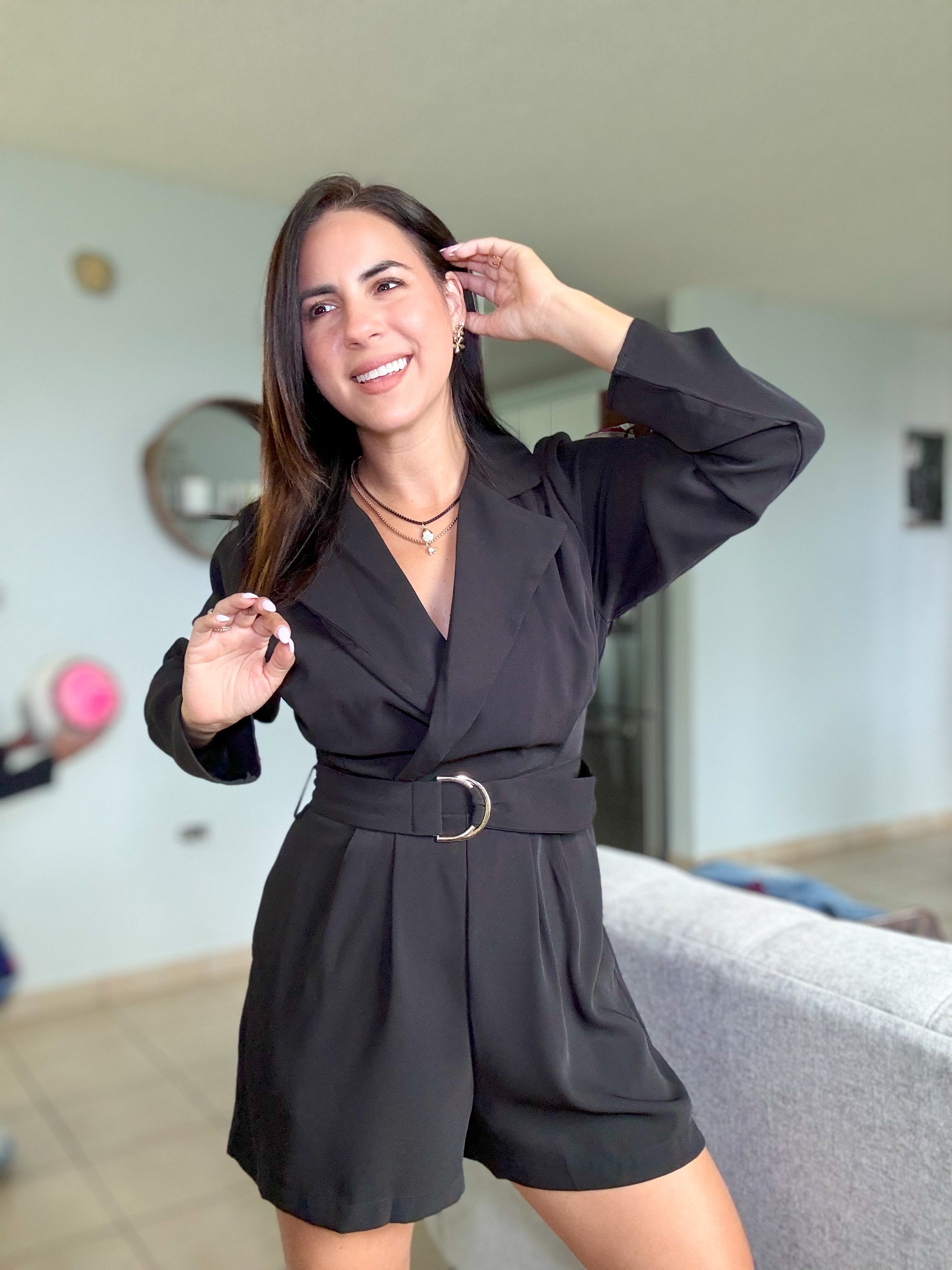 Sang Black Luxe Romper