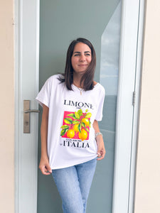 Lemon Print T-Shirt