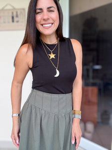 Beverly Stitched Maxi Skirt