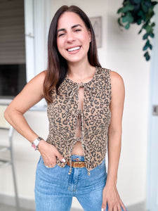 Leopard Vest