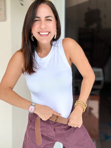 White Tank Bodysuit