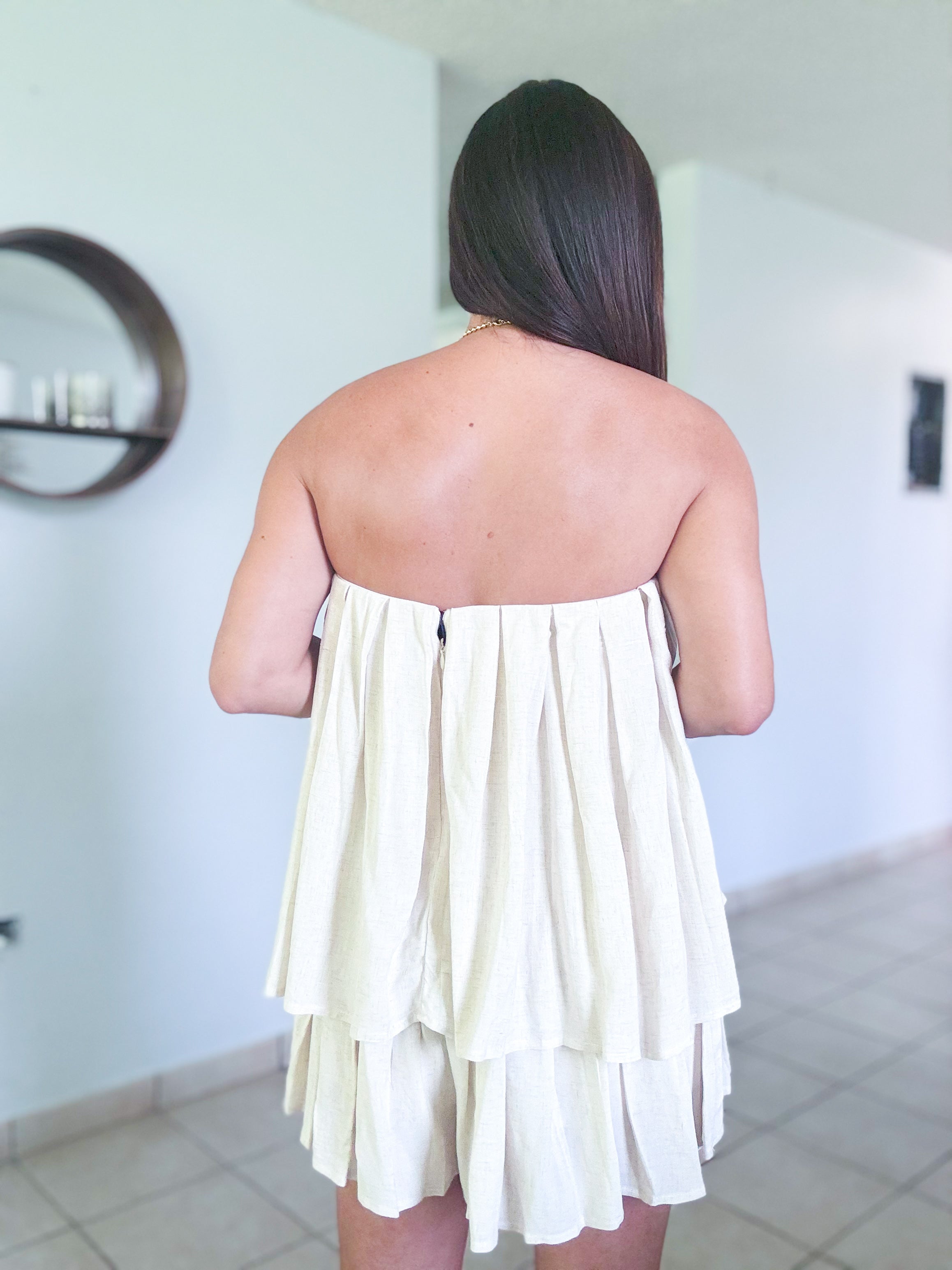 Rebecca Pleated Romper