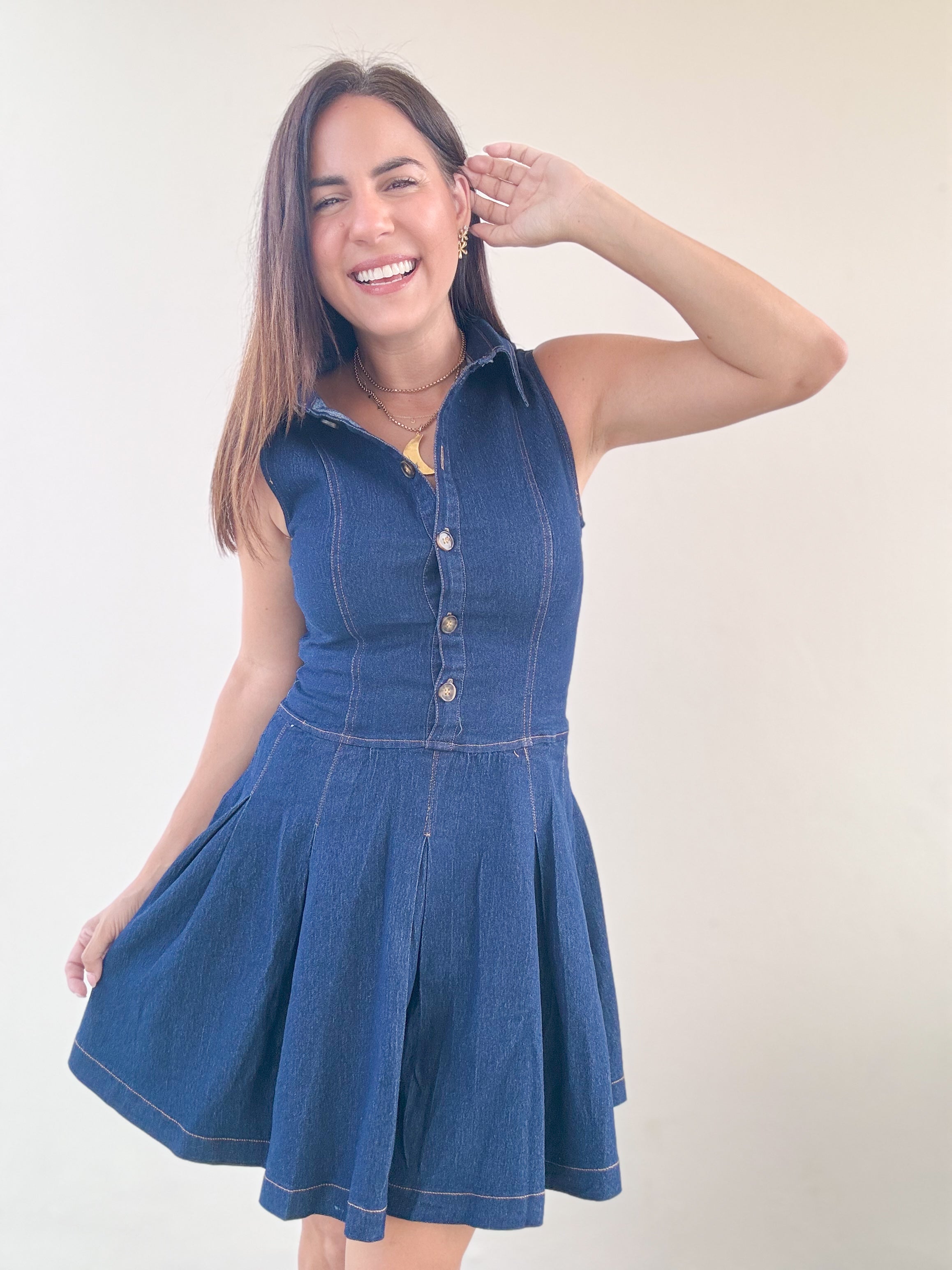Gracie Denim Dress