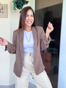 Roberta Walnut Blazer
