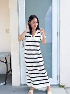 Anthara Stripe Maxi Dress