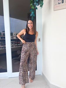 Melissa Animal Print Wide Pants