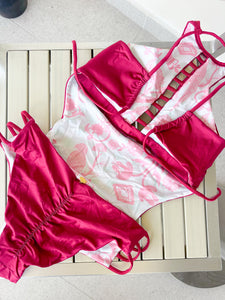 Kenia Cherry Onepiece Bathing Suit