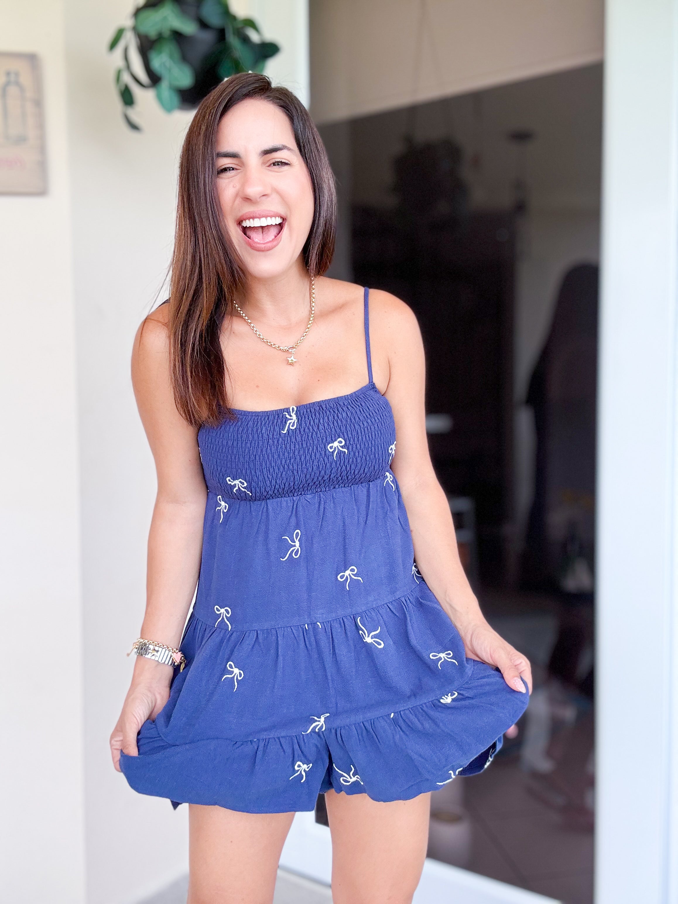 Paulina Ribbon Romper