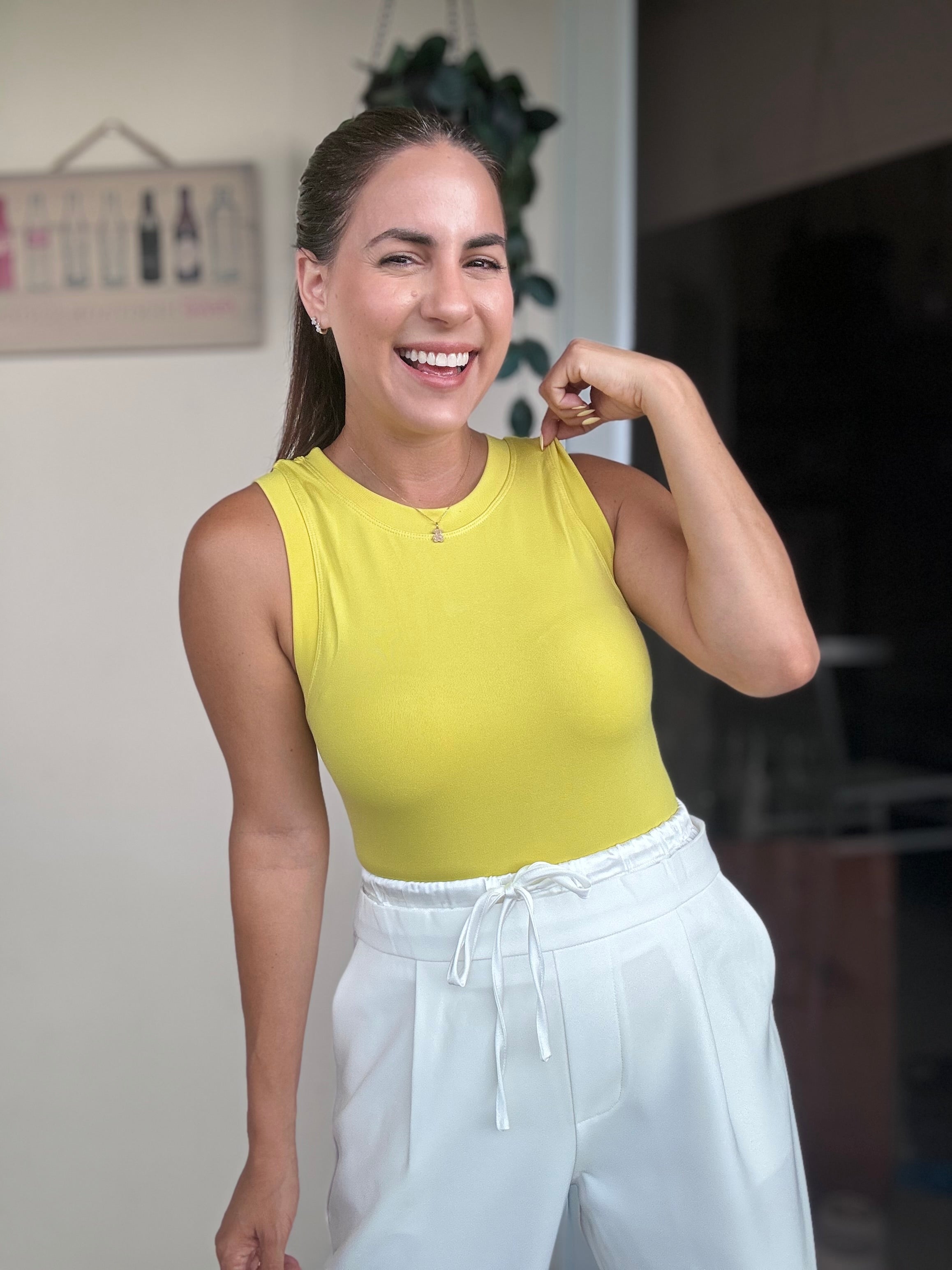 Yellow Tank Bodysuit