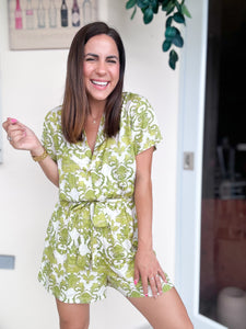 Marbella Lt. Green Romper
