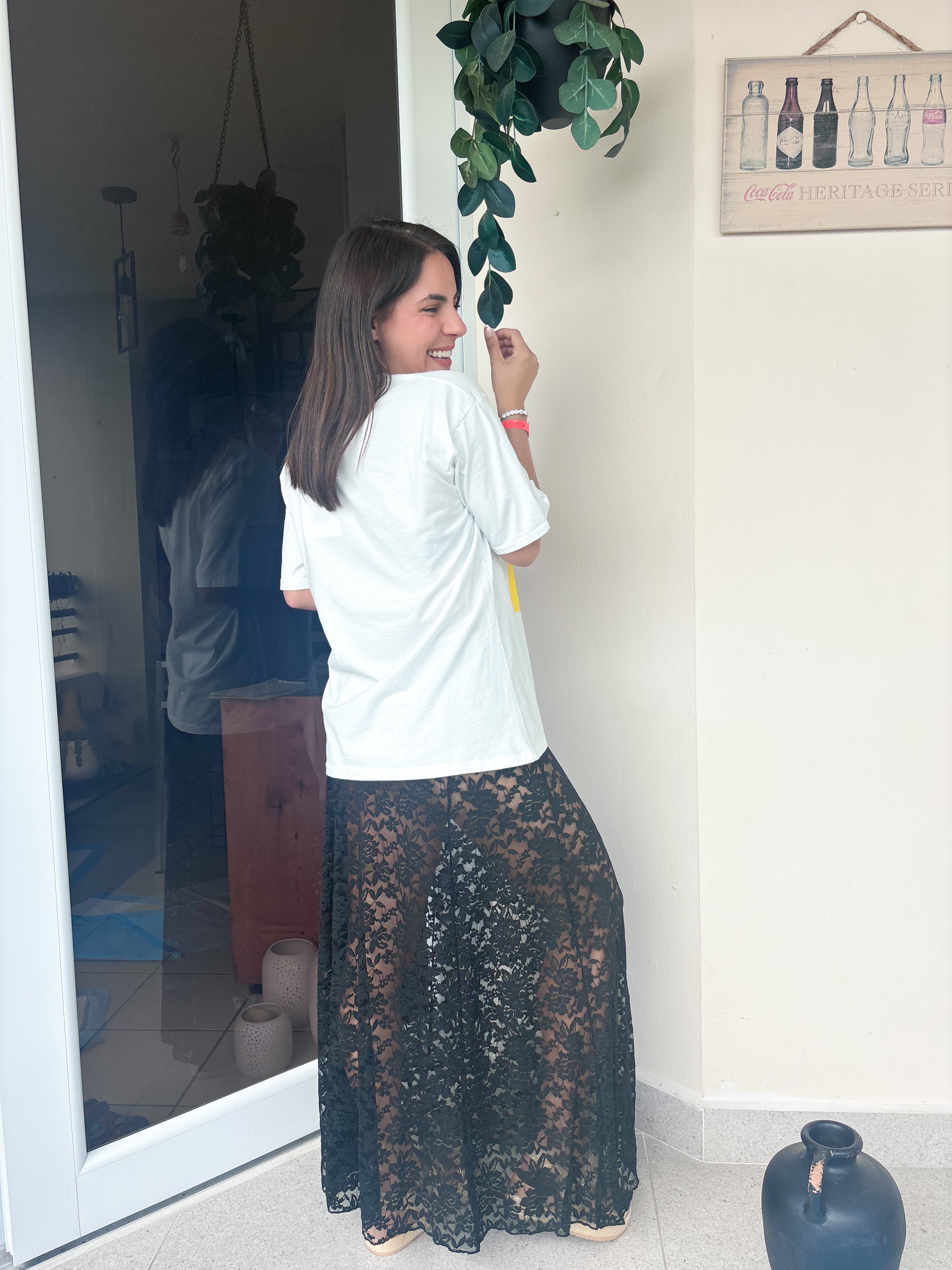 Romantic Lace Maxi Skirt