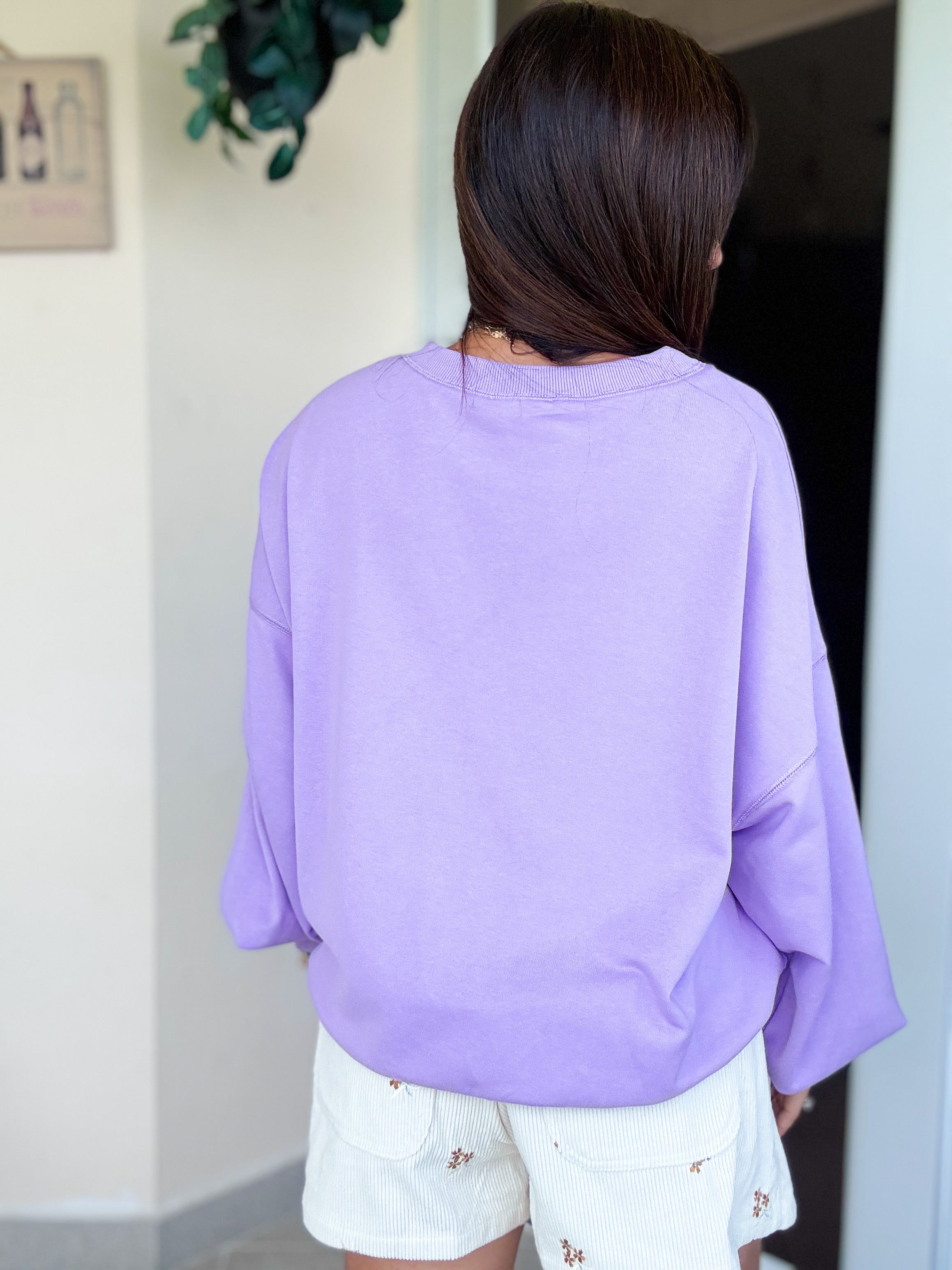 Pumpkin Lila Sweatshirt