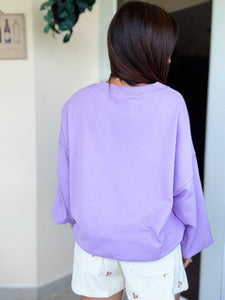 Pumpkin Lila Sweatshirt