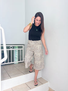 Eclectic Animal Print Bermuda