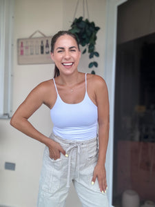 White Cami Basic Top