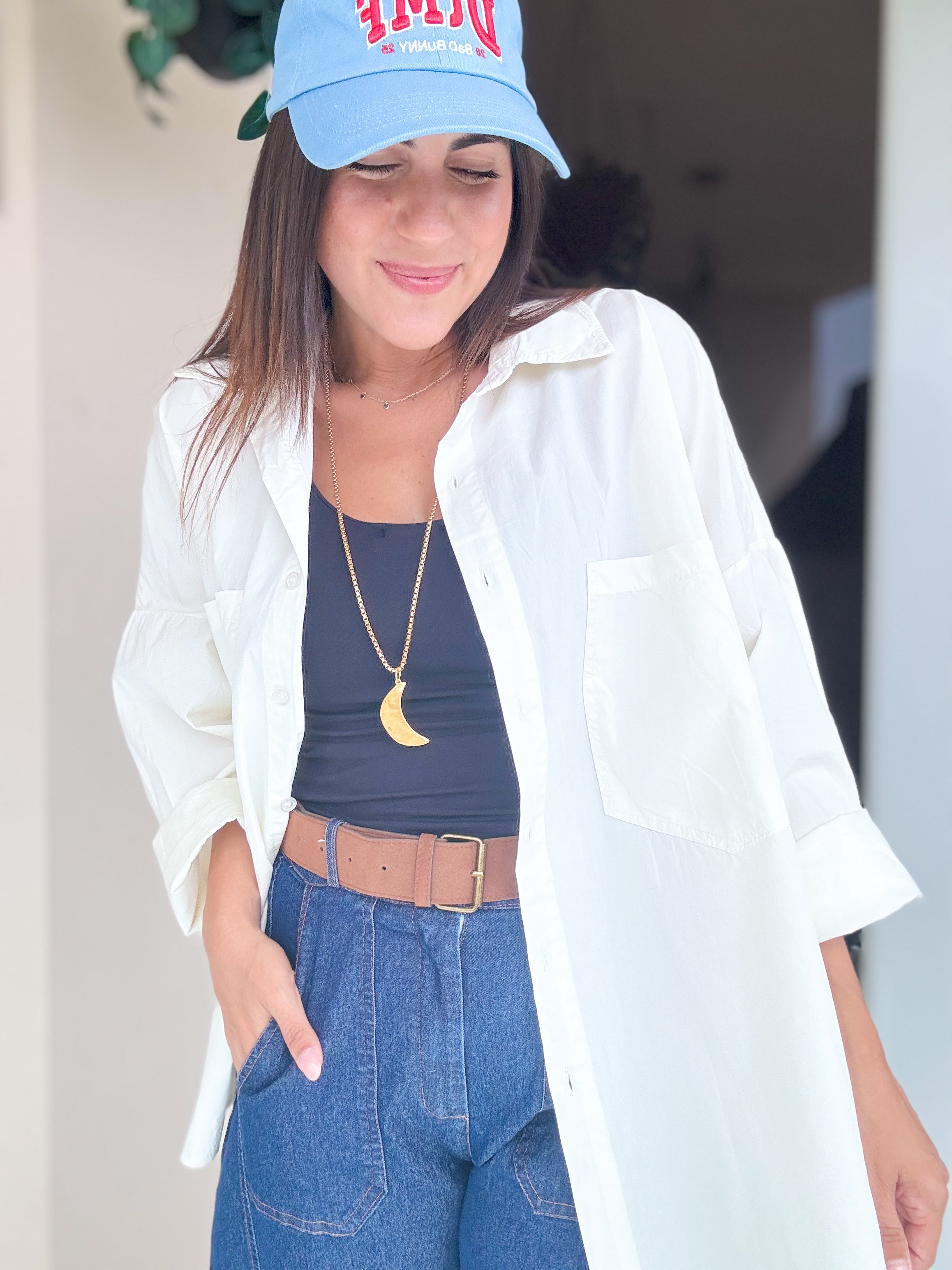 Tiffany White Shirt Top
